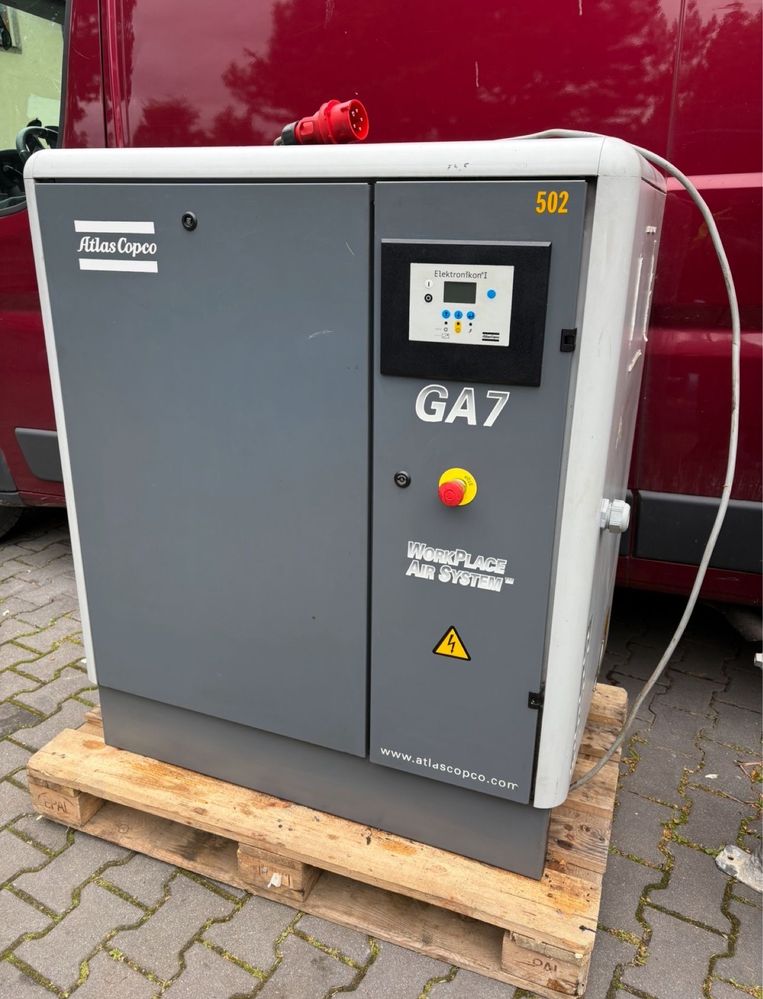 Kompresor Atlas Copco GA7 7.5kW 1.2m3 7.5BAR