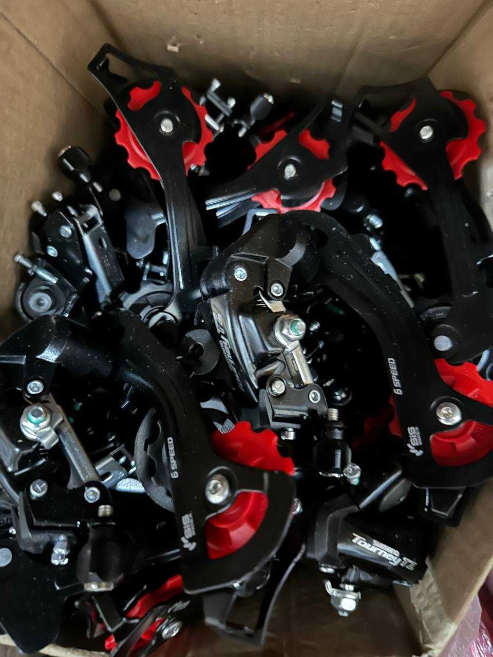 Задний переключатель перемикач Shimano TZ500 під болт 6-7 скоростей