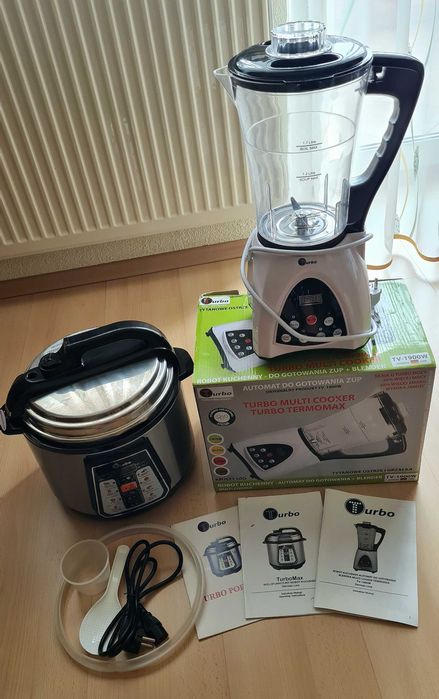 2 x Turbo Maxx wielofunkcyjne roboty gotujace