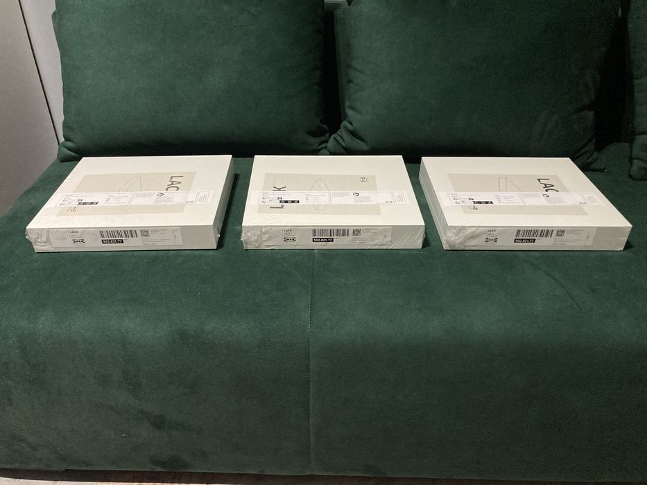 Półki LACK Ikea 30x26 cm 3 sztuki