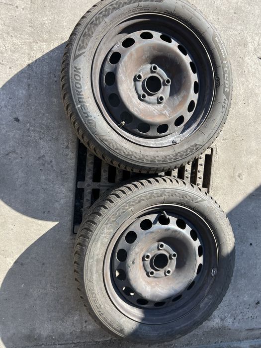 Komplet kół zimowych jak nowe VW 5x112