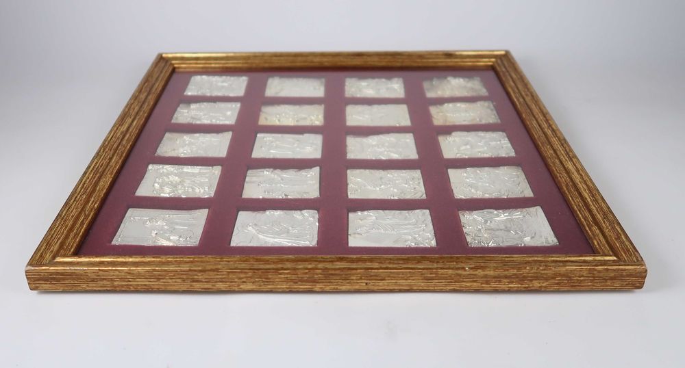 Conjunto de 20 medalhas - paixão de Cristo