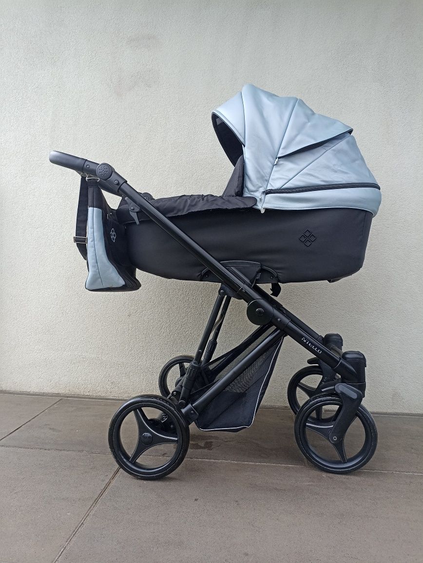 Wózek 4/1 Bebetto nitello z fotelikiem cybex plus baza ISOFIX
