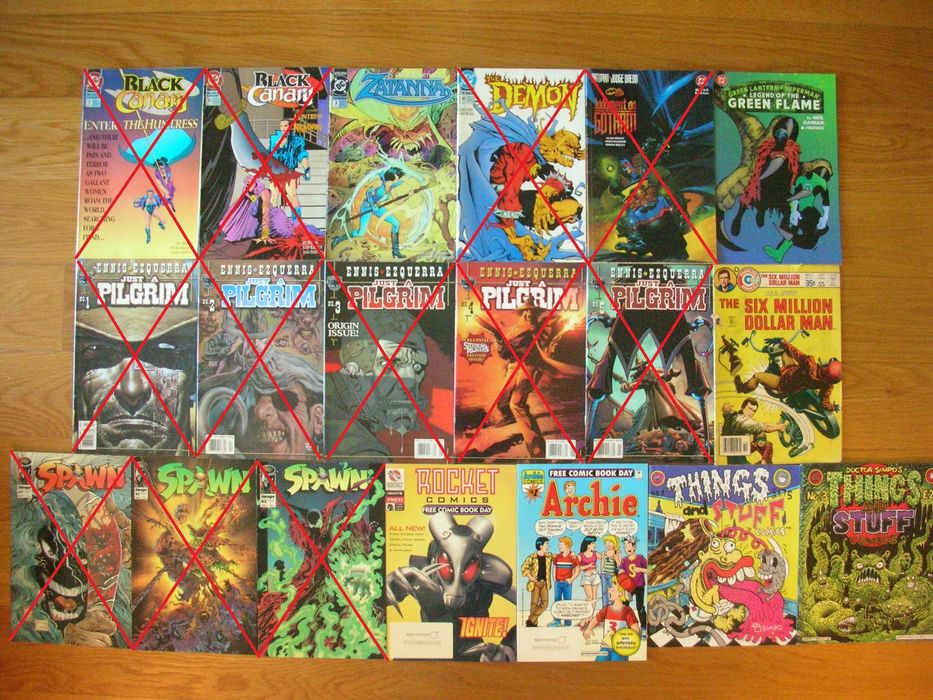 Lote Comics em inglês (Marvel, DC, Dark Horse, Image, IDW, etc.)