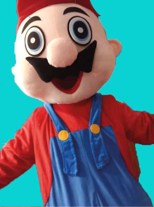 Aluguer Mascotes: Panda, Mickey, Minnie e Super Mário. Insuflável