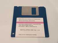 Dyskietka niebieska MS-DOS CDROM extension