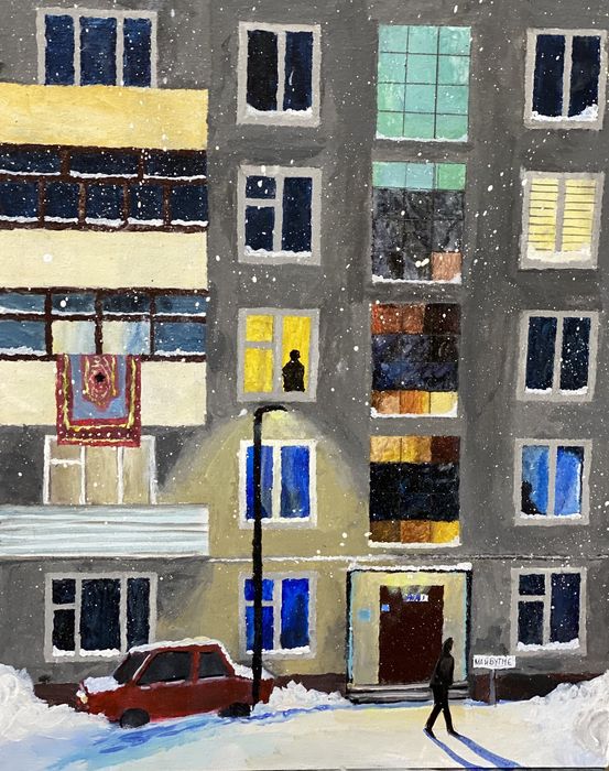 Картина акрилом  на полотні 40×50 см