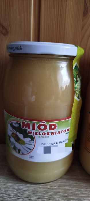 Miód z własnej pasieki lipowy rzepakowy leśny wielokwiatowy akacjowy