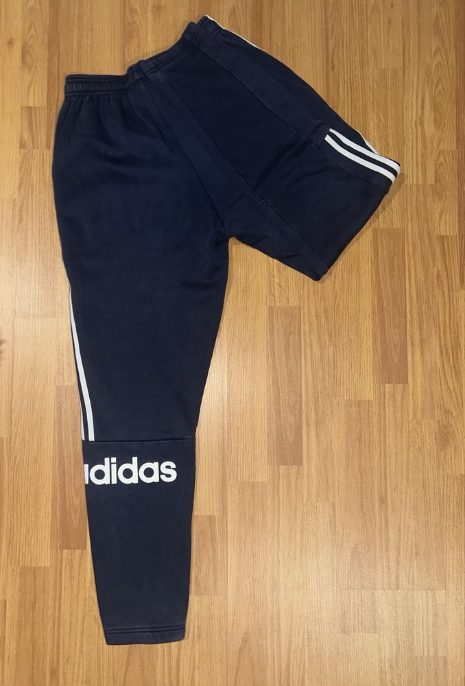 Штани Adidas сірі/темно сині