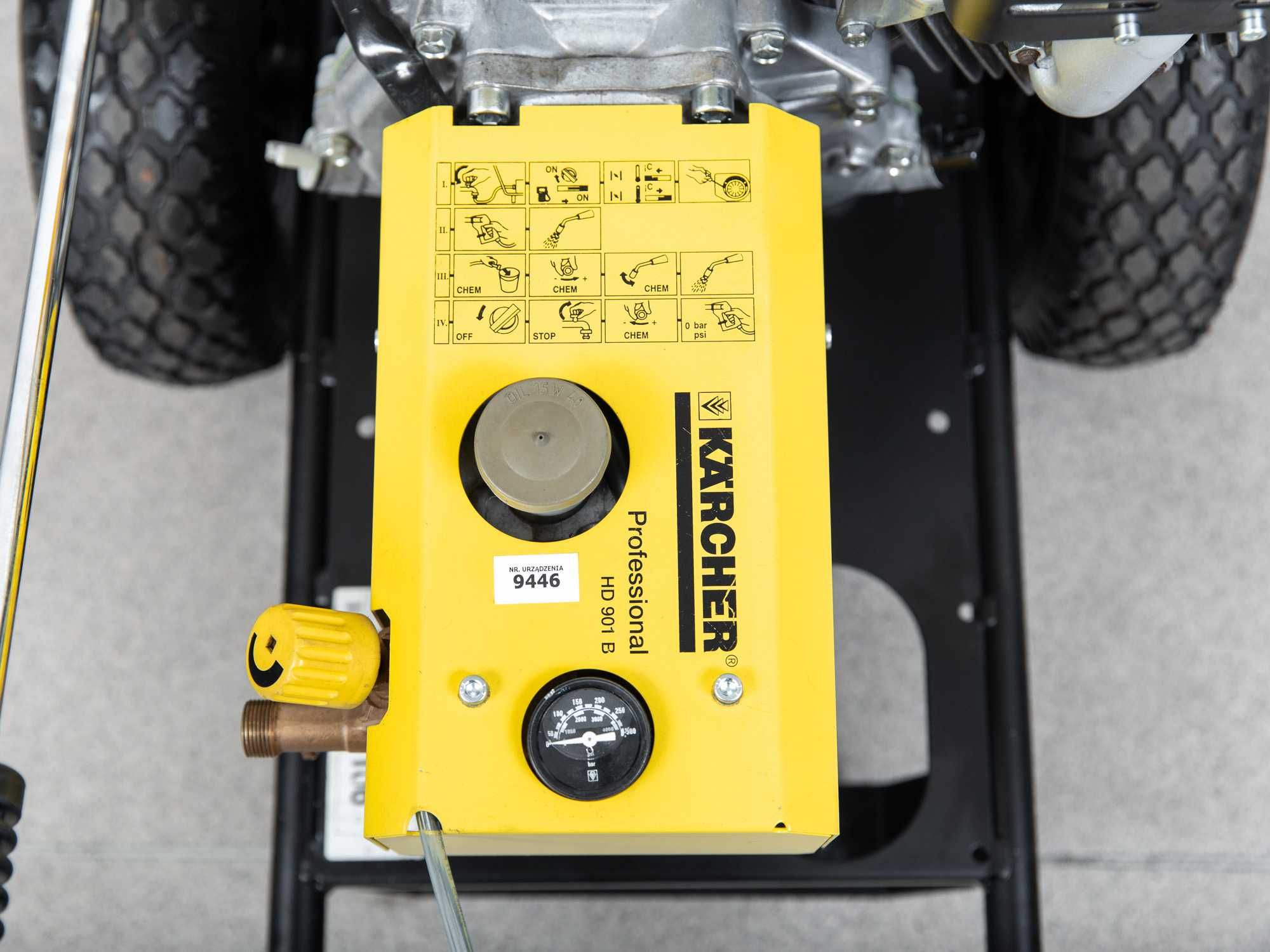 MYJKA CIŚNIENIOWA KARCHER HD 901 B HONDA GX270 200bar 750l/h 5000netto