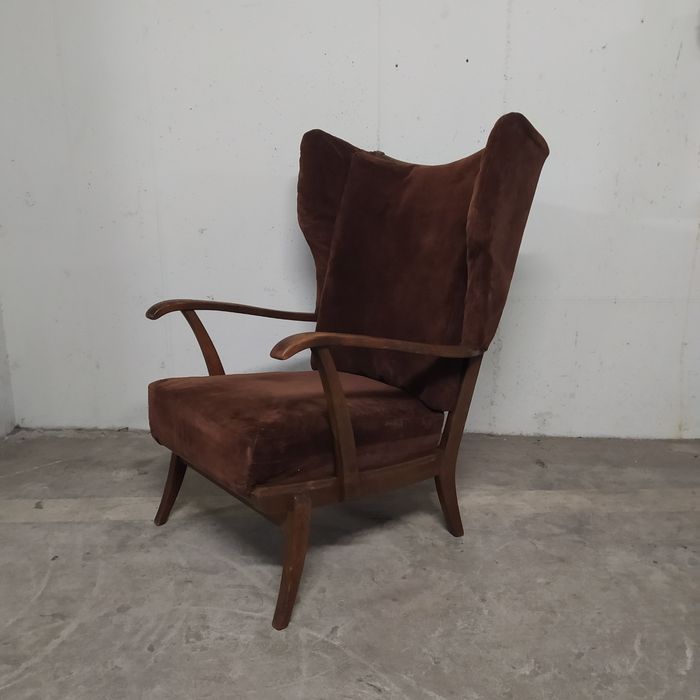 Uszak, fotel retro vintage, patyczak