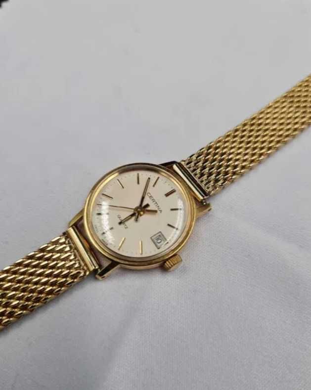 Zegarek damski Certina 18ct ZŁOTO – klasyka, elegancja i inwestycja!