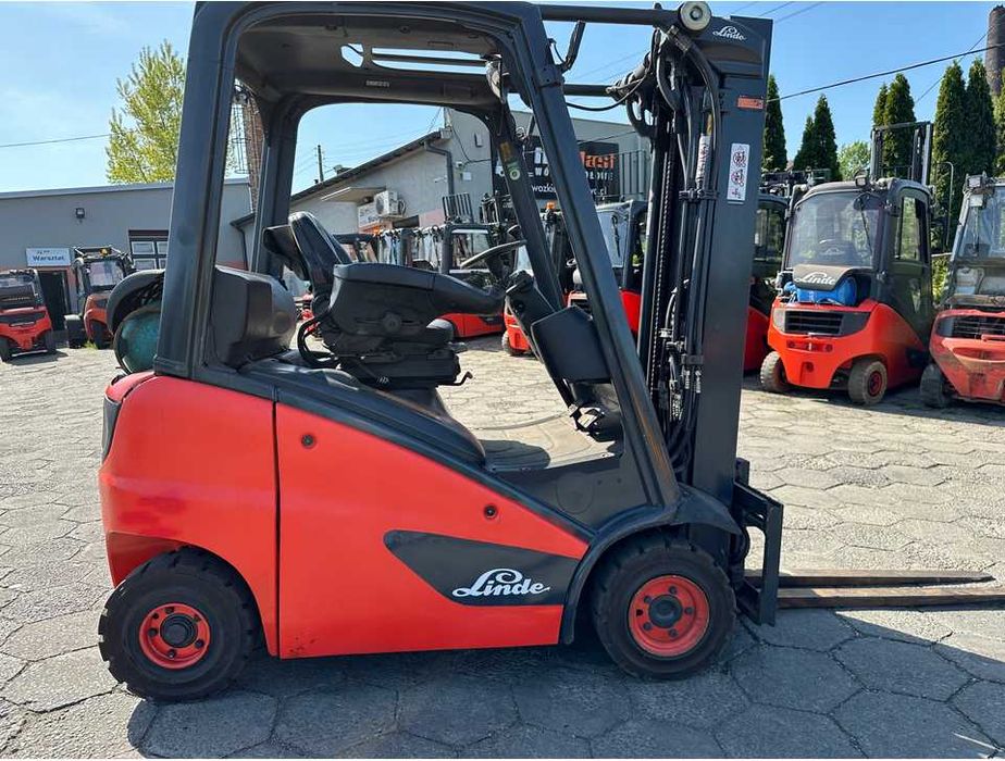 WÓZEK widłowy LINDE H16T ROK 2017 Triplex GAZ półkabina