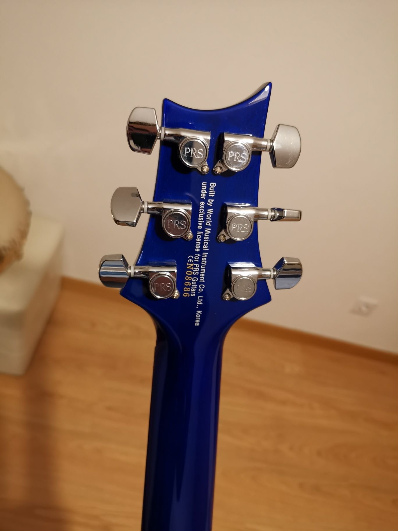 Guitarra elétrica PRS SE Custom 24 Korean WMI Build