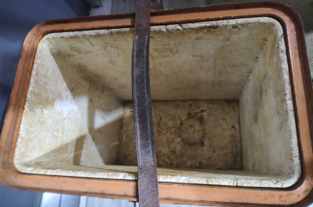 Geleira portátil vintage dos anos 50/60