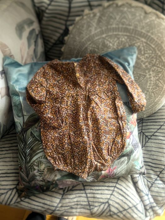 Tunika/sukienka Zara + kwiatowe delikatne body