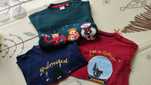 Conjunto de camisolas de Natal