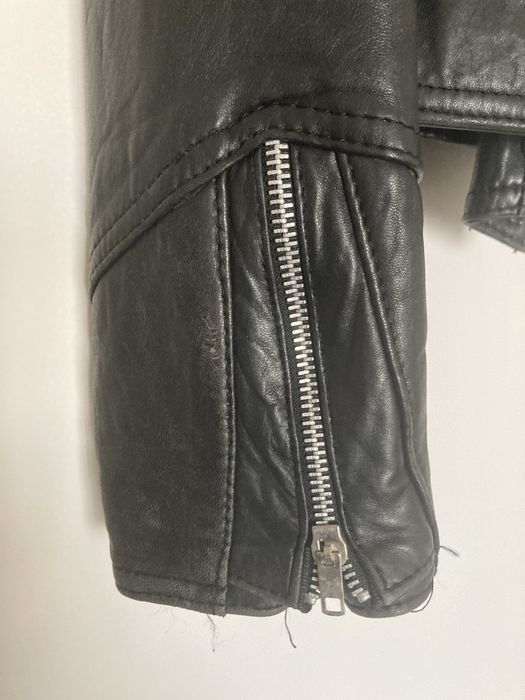 Casaco vintage de pele genuina