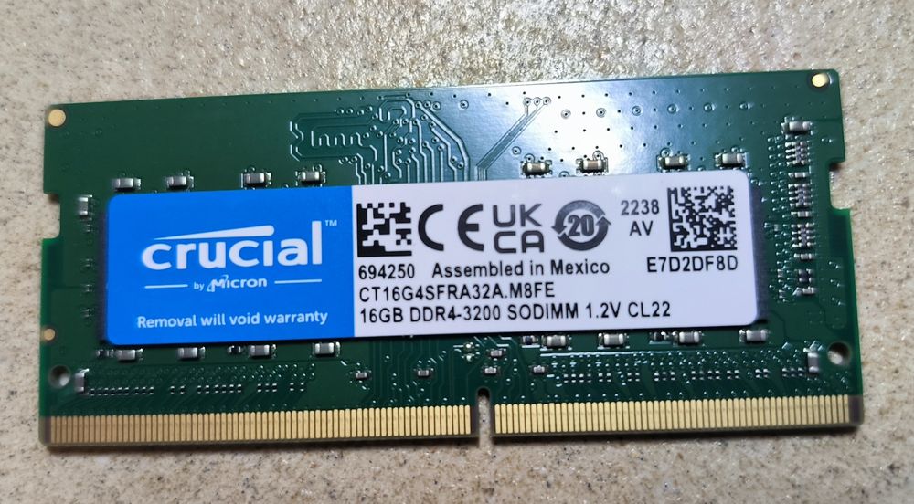 DDR4 16 32gb 2666, 3200 в ноутбук оперативна пам'ять