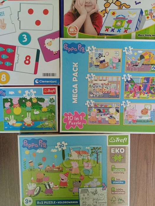 Zestaw puzzli i mówiące pióro (nowe)