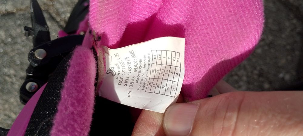 Patins em linha menina, 31 a 35