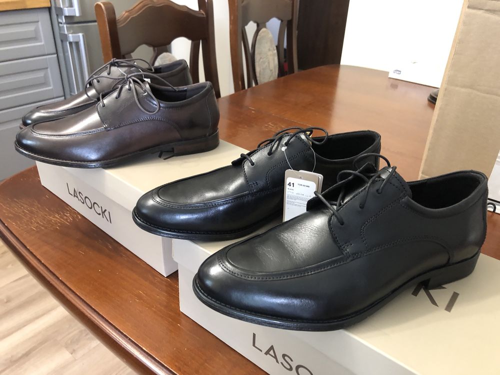 Buty skórzane CCC Lasocki r.41 nowe