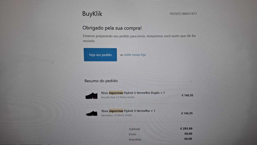 Nike Vapormax Flyknit 3 Trainers Red