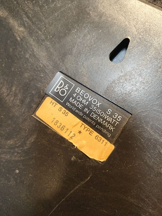 Kolumna głośnikowa Bang Olufsen beoVox S 35, Made in Denmark