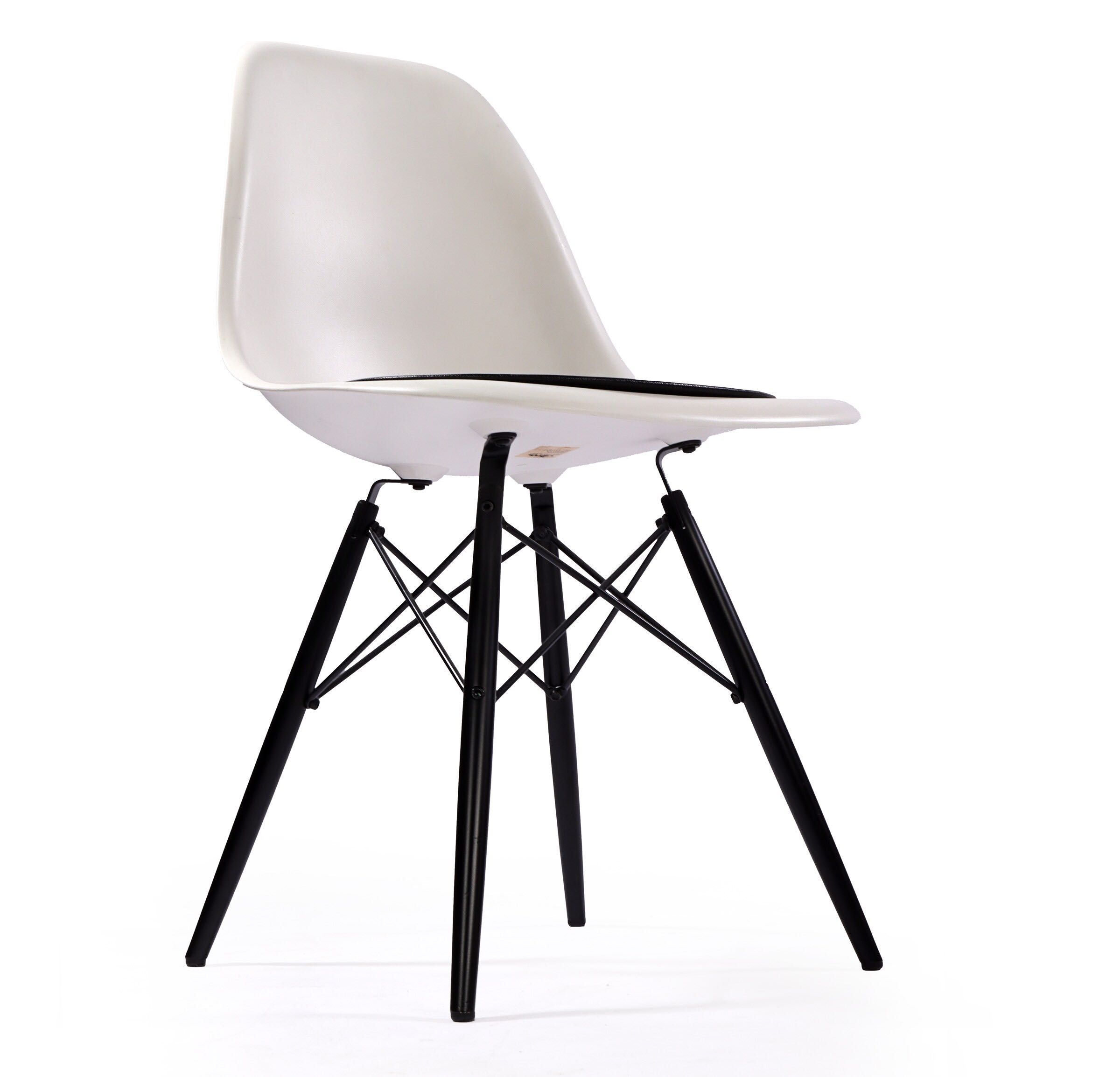 Krzesła Charles Eames Plastic Side Chair 'DSW'  Vitra - zestaw 4 szt.