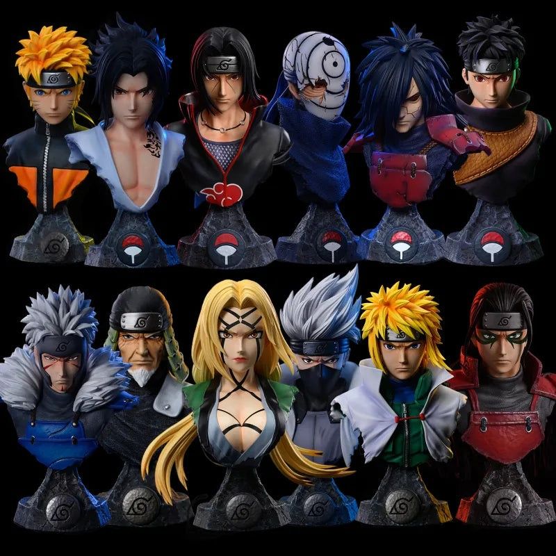 Naruto Shippuden - bustos das melhores personagens