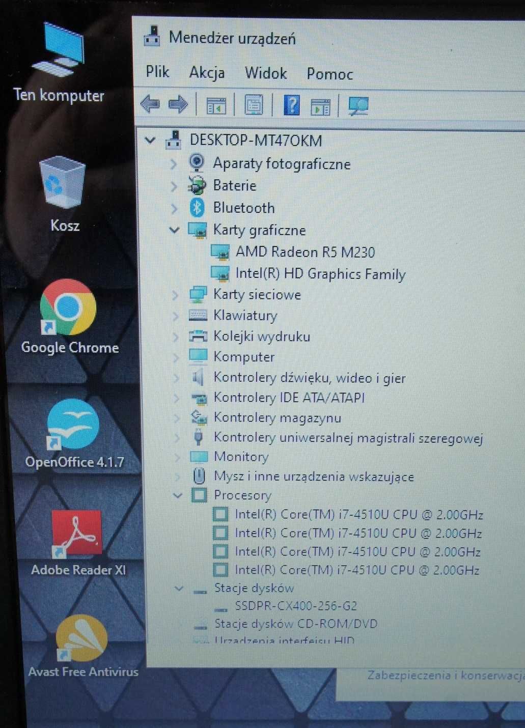 Laptop LENOVO Intel i7, Radeon, 8GB ram, SSD