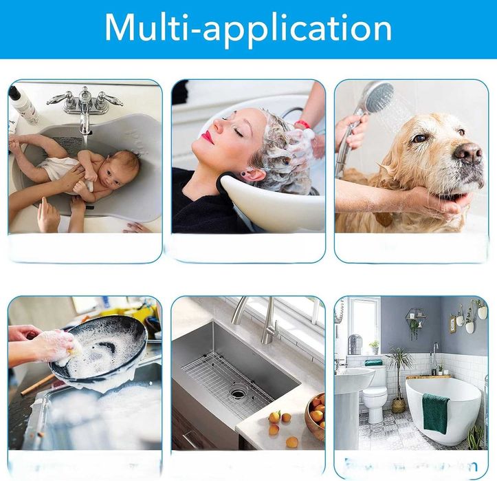 Ręczny Zestaw, Głowica Prysznicowa do Umywalki, Z Wężem Teleskopowym