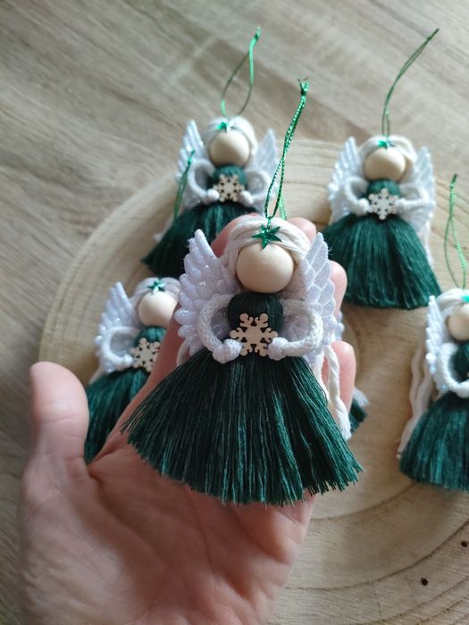 Aniołki na choinkę box świąteczny