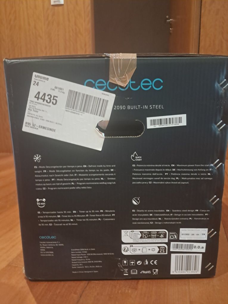 Microondas Cecotec Grandheat 2090 por estrear