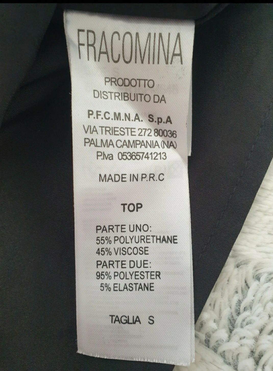 Vestido preto da marca Fracomina