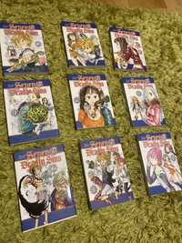 Manga „Seven deadly sins” tom 1-9