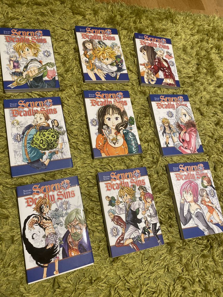 Manga „Seven deadly sins” tom 1-9