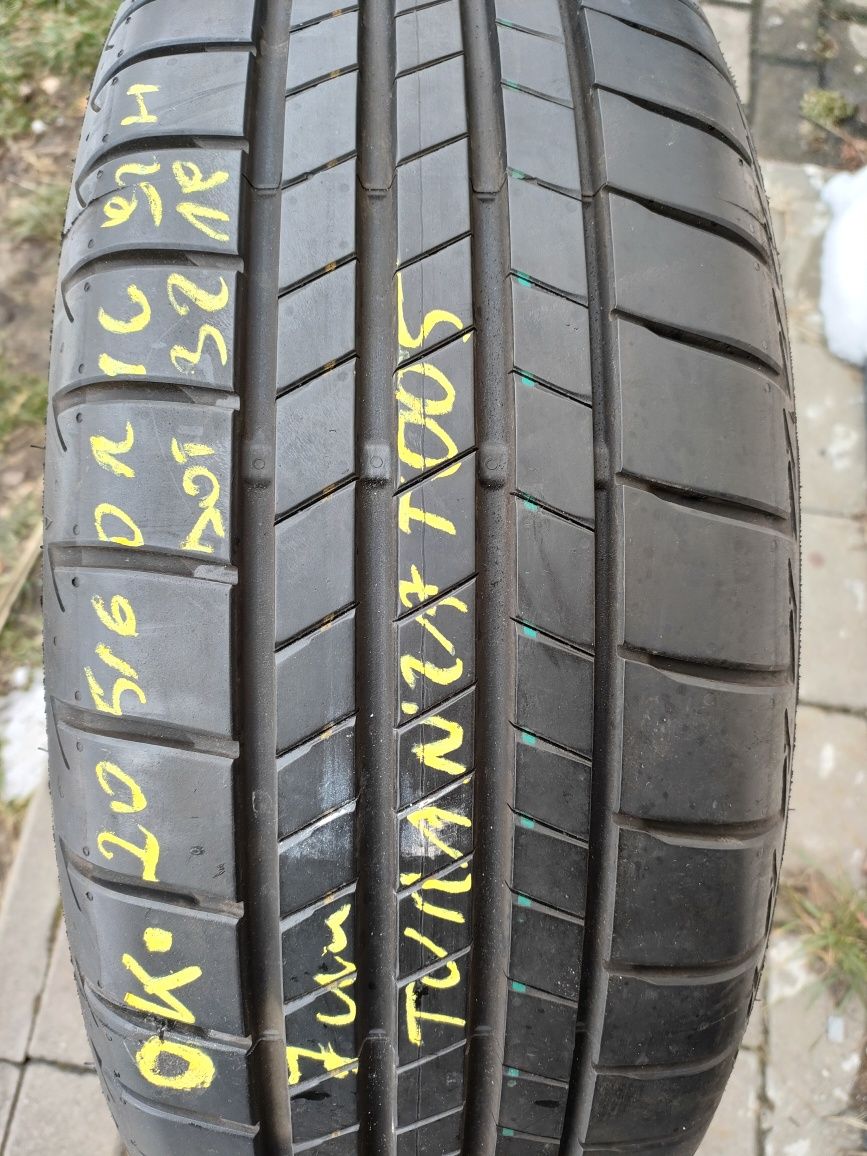 2x Bridgestone Turanza T005 205/60R16 92H 2 sztuki letnie