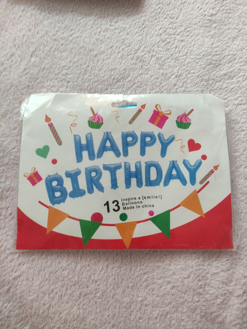 Гирлянда из шаров, набор шариков на день рождения Happy birthday