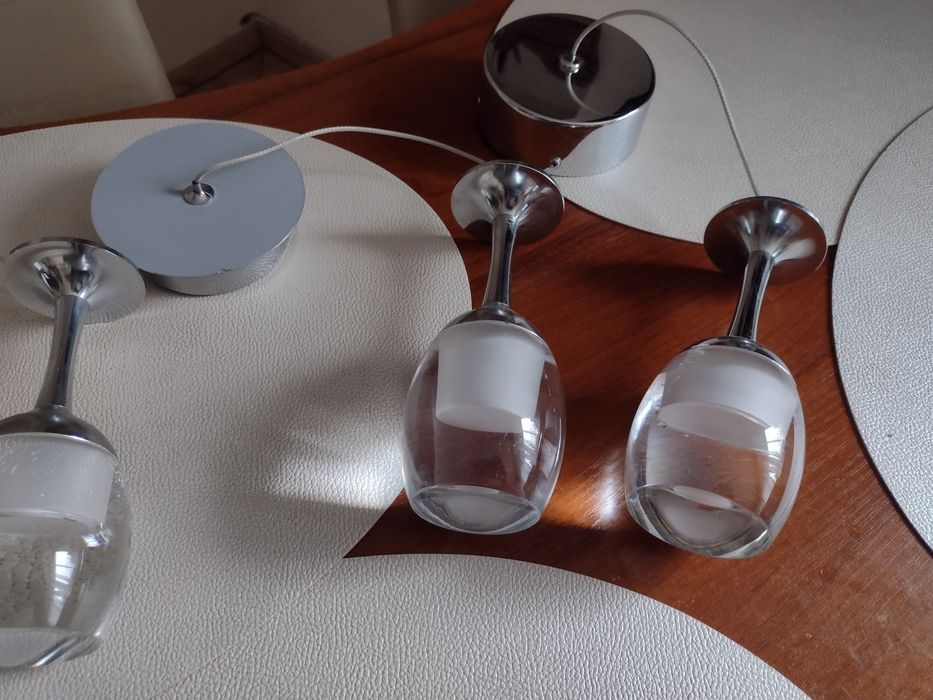 Lampki wiszące  szklane