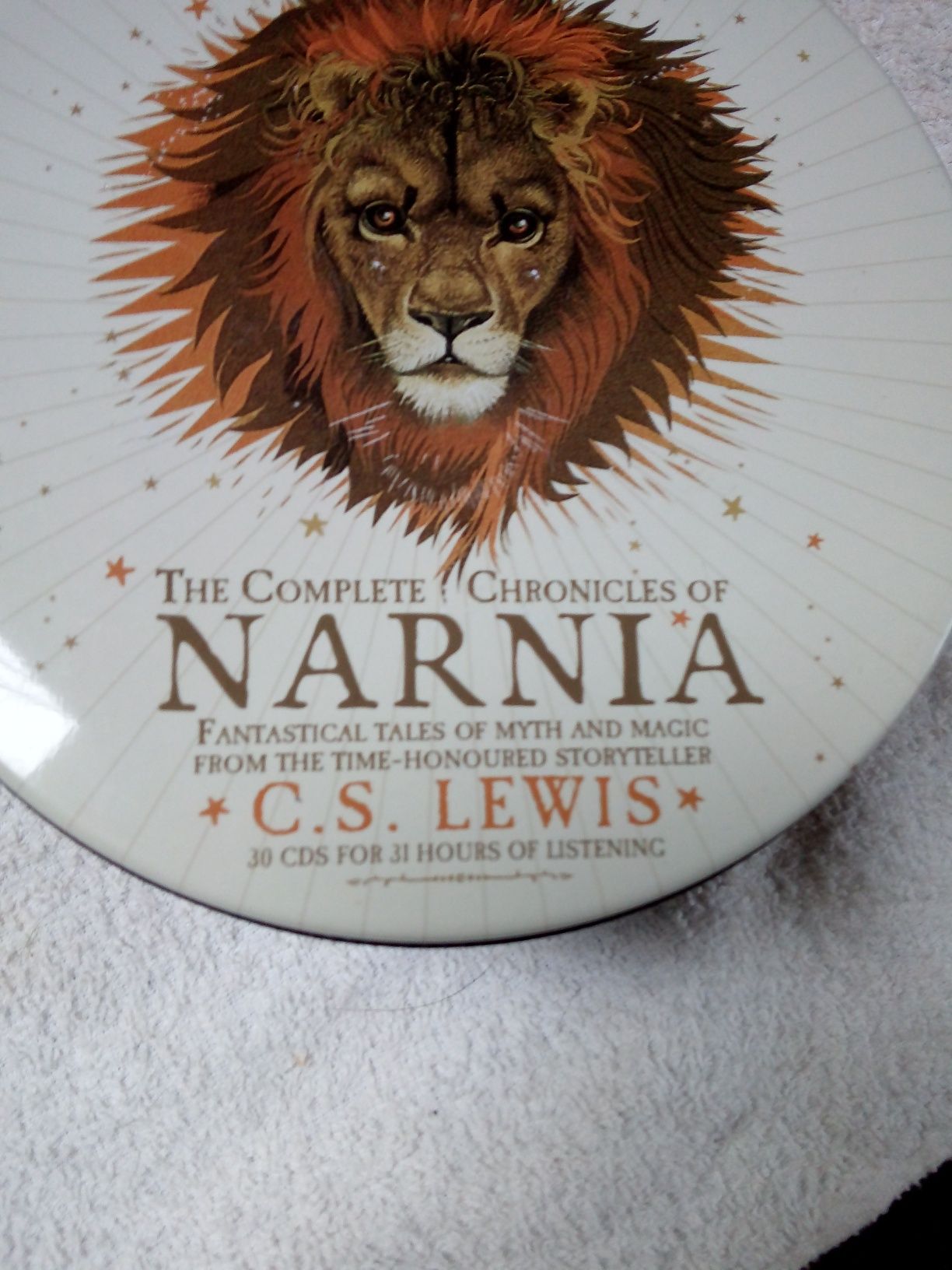 Płyty audiobook narnia 7 książek 30 płyt