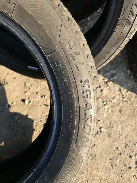 Sprzedam Opony Całoroczne Riken AllSeason 215/60r17 4 sztuki 2023r