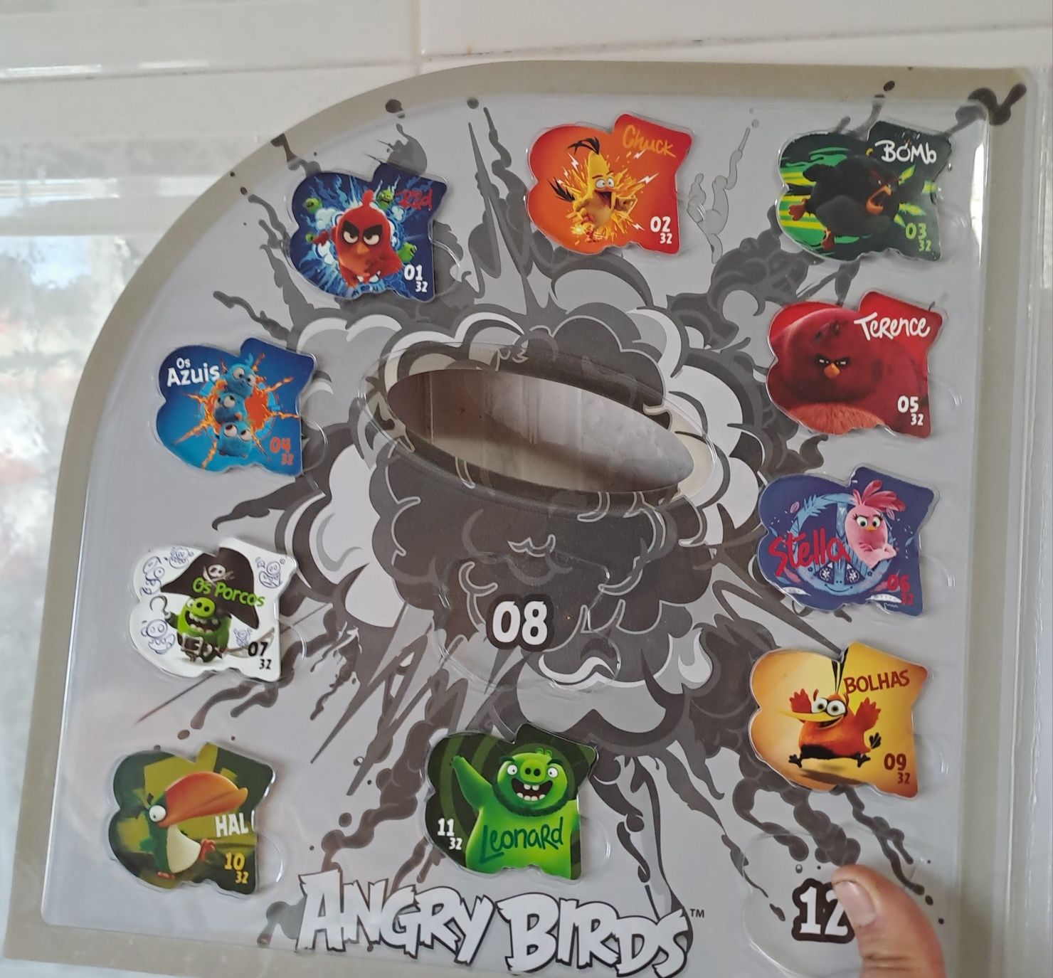 Angry Birds caderneta