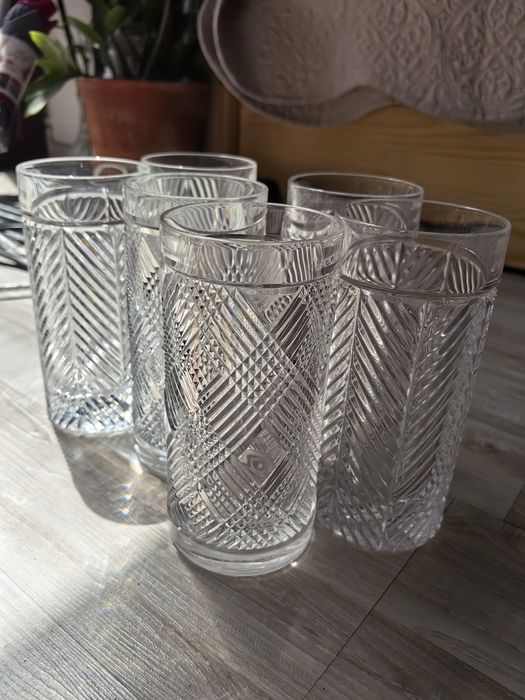 Szklanki kryształowe 6 sztuk 300 ml