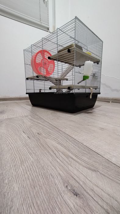 Klatka dla chomika z akcesoriami
