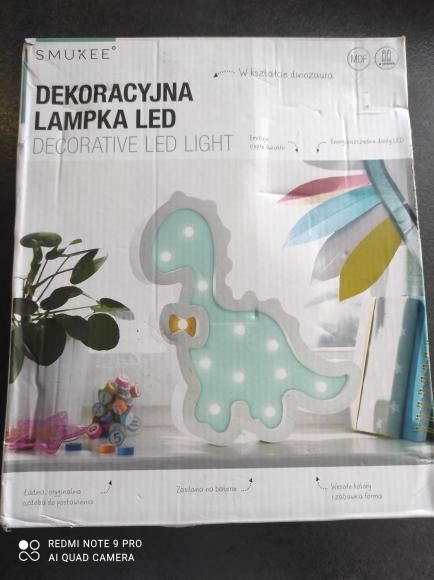 Lampka Led dinozaur