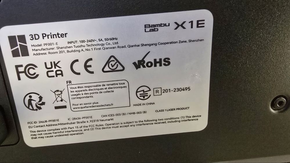 Продаю сучасний 3D-принтер Bambu Lab X1E