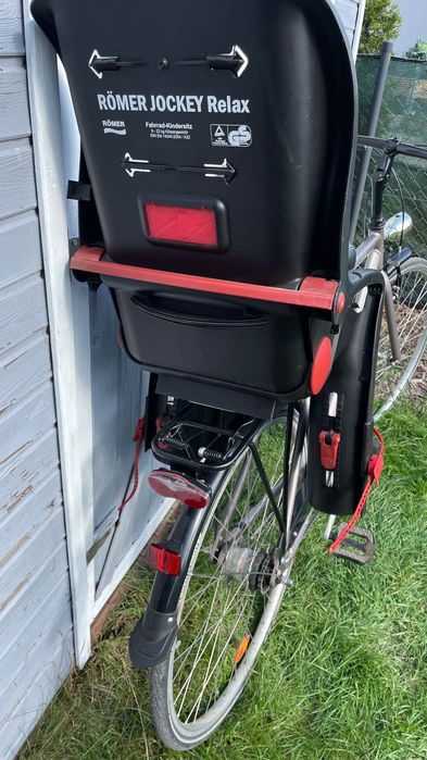 Rower męski 28" + fotelikiem + kask