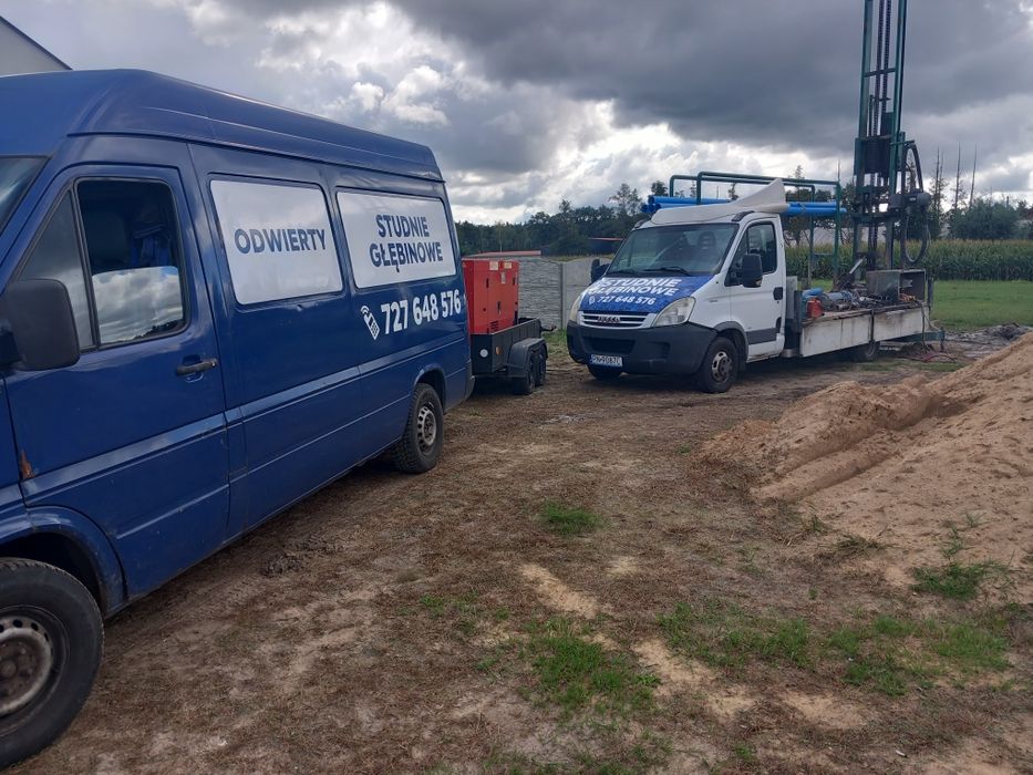 Studnie Głębinowe Wiercenie Konin Koło Słupca Sompolno