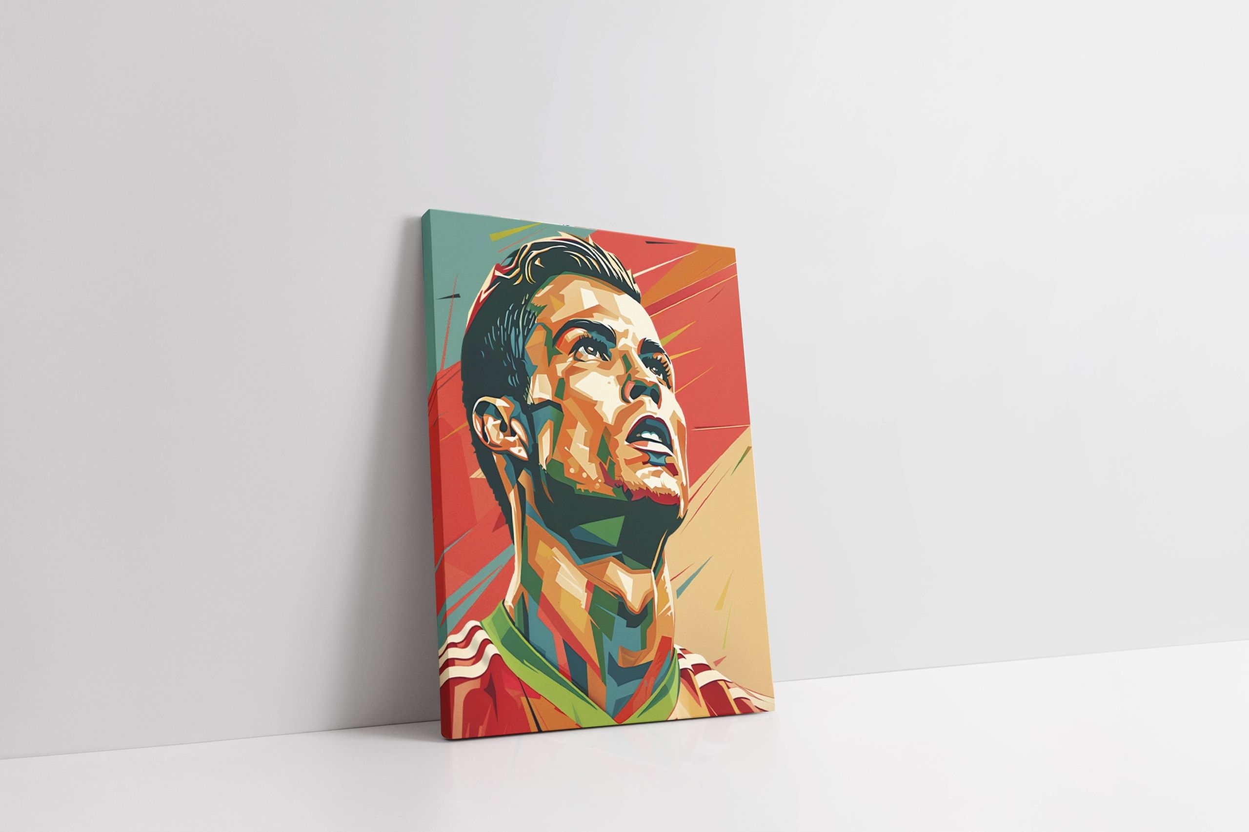 Obraz na płótnie Cristiano Ronaldo CR7 w nowoczesnym stylu 30x40 cm